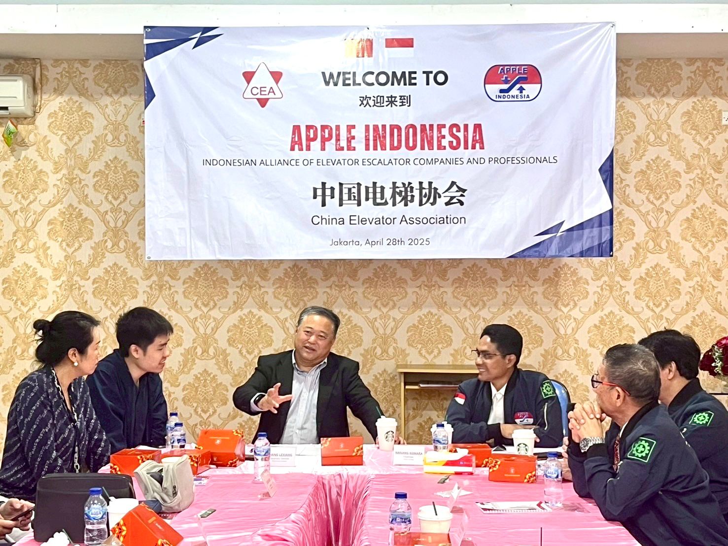 Audiensi Bersama China Elevator Association (28/04/2025)